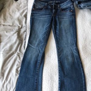 American Eagle kick boot super stretch jeans